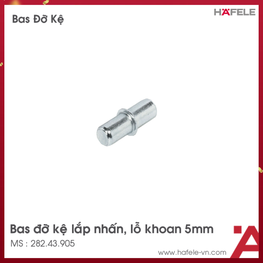 Bas Kệ Loại Lắp Nhấn Hafele 282.43.905