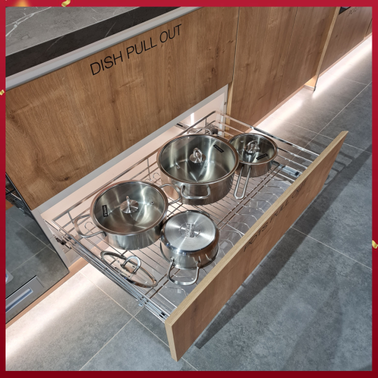 Bộ Rổ Xoong Nồi Cappella 700mm Cucina 549.08.225