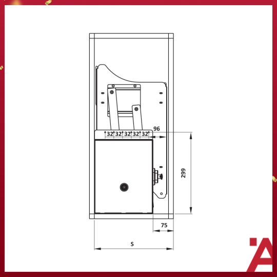 Rổ Chén Di Động Lento 600mm Cucina 504.76.014