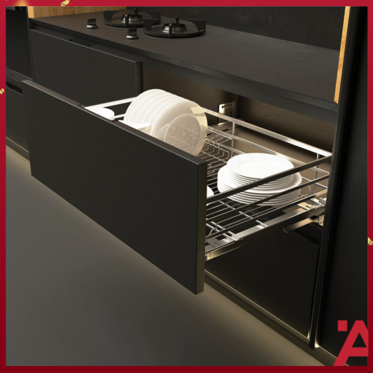 Rổ Đựng Chén Đĩa Cappella 700mm Cucina 549.08.005