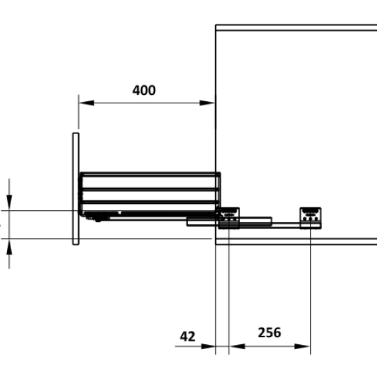 Rổ Đựng Chén Đĩa Cappella 700mm Cucina 549.08.145