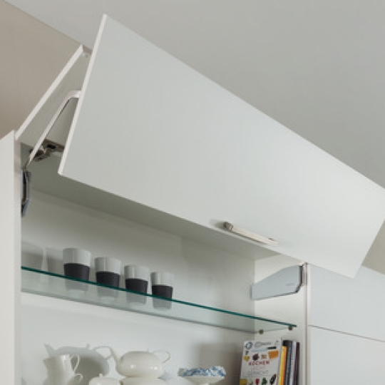 Tay Nâng Free Fold Short D4fs Nắp Xám Hafele 493.05.731