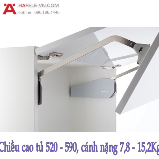 Tay Nâng Free Fold Short D4fs Nắp Xám Hafele 493.05.731